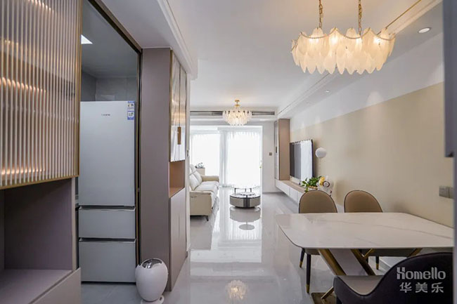 80㎡現(xiàn)代風(fēng)兩室雅居，化繁為簡的設(shè)計(jì)，清新脫俗的生活，空間感也十足